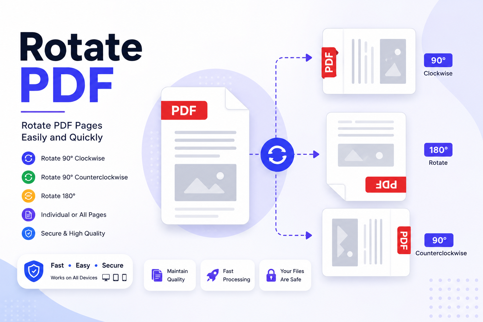 Rotate PDF Pages Online Free: Fix Sideways and Upside-Down Pages