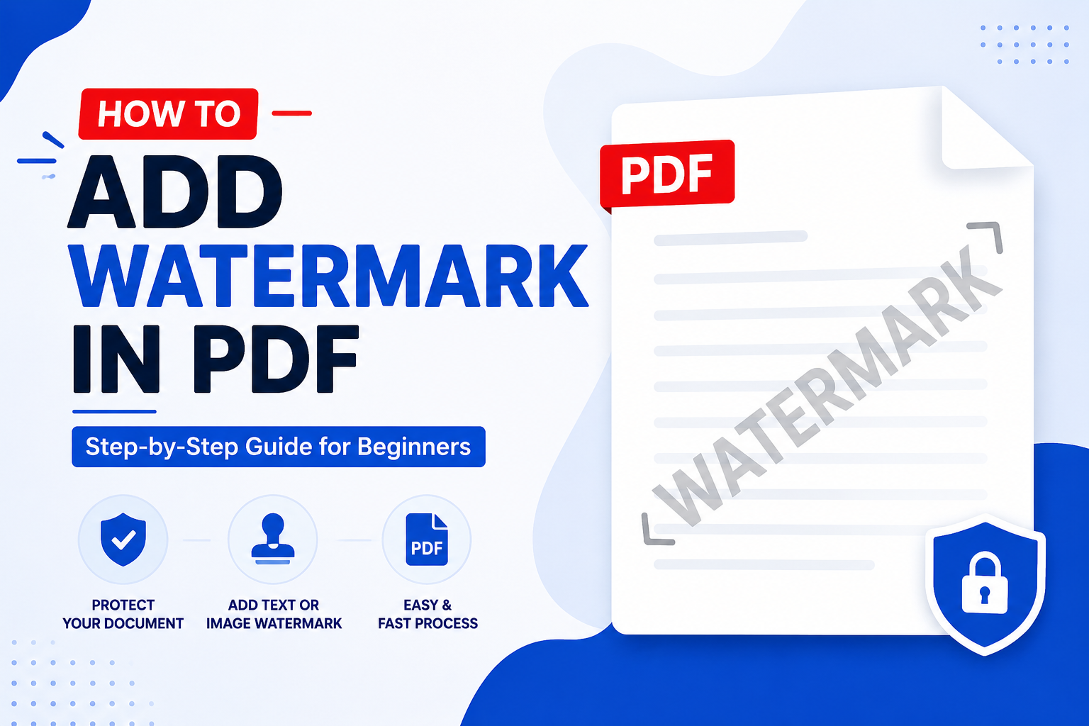 Add Watermark to PDF Online Free: Protect Your Documents in Seconds