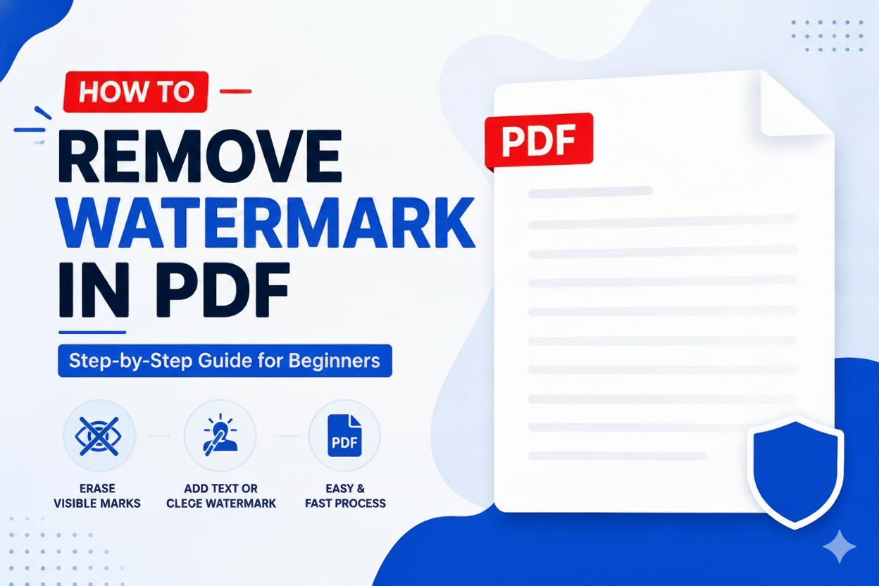 Remove Watermark from PDF Online Free: Clean Up Your Own Documents