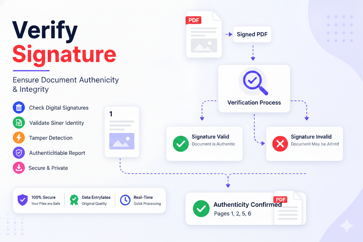 Verify PDF Signature Online Free: Check If a Document Is Authentic