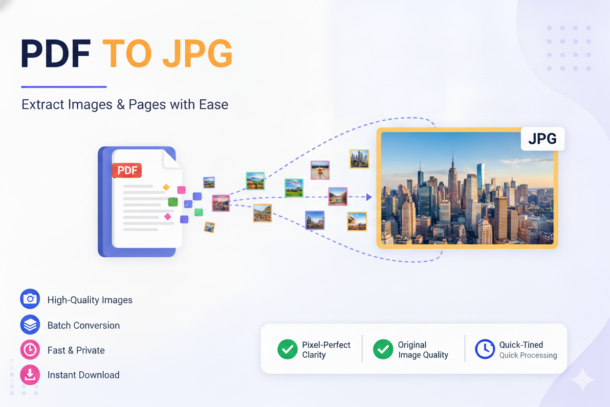 Convert PDF to JPG Online Free: Turn PDF Pages Into Images Instantly