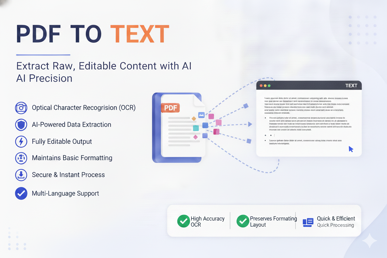 Convert PDF to Text Online Free: Extract Raw Text From Any Document