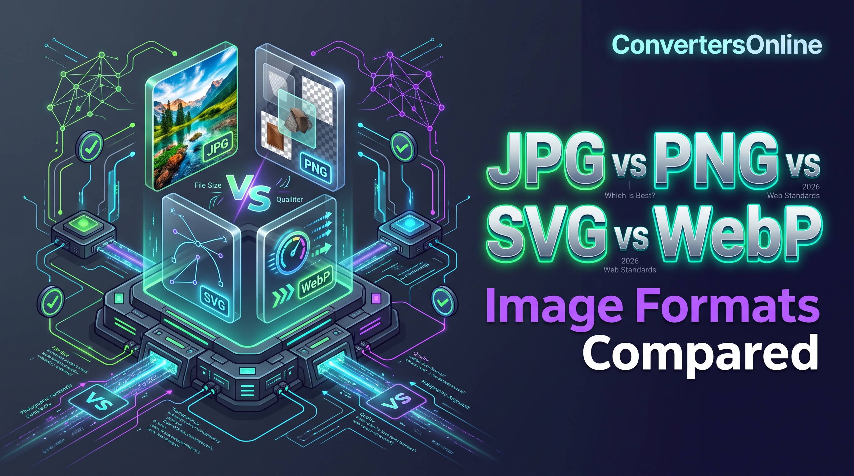 JPG vs PNG vs SVG vs WebP: Image Formats Compared